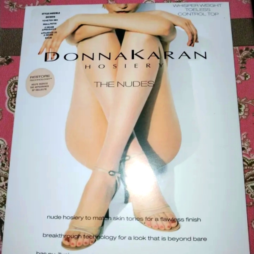 Donna Karen Nude Stockings New
